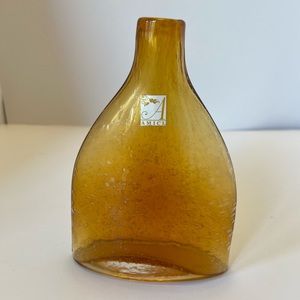 Amici amber bubble vase
